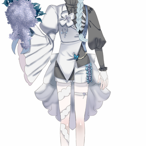 ジューンブライドショートパンツスタイル
