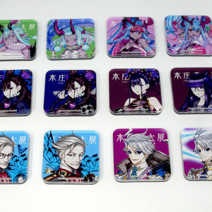 FGO Fate 本庄雷太展 きらきら 缶バッジ モリアーティ 裁
