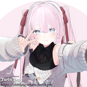 Twin pan ＜21アバター対応VRC Hair＞ 缩略图 6