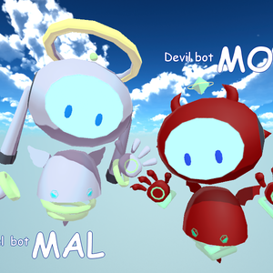 【オリジナル3Dモデル】MAL&MOL マル＆モル