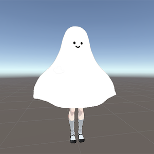 (vrc無料) ghost cloth / 유령옷 (Grus)