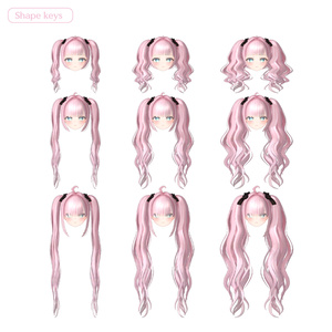 【10/14まで 60%OFF】『FlutterTwintails』全78色｜Base 16色 / Extra Pack 追加3スタイル＋62色 缩略图 8
