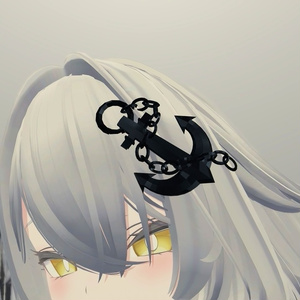 【無料】【rurune向け】錨のヘアアクセ