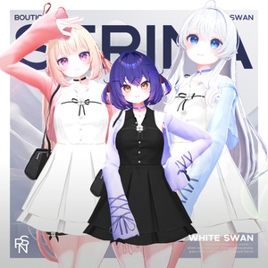 White Swan【16アバター対応予定】【VRChat向け衣装モデル】 缩略图 8