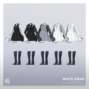 White Swan【16アバター対応予定】【VRChat向け衣装モデル】 缩略图 15