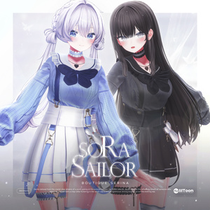 ✨SUMMER SALE✨Sora Sailor : Blue 【20アバター対応】 缩略图 28