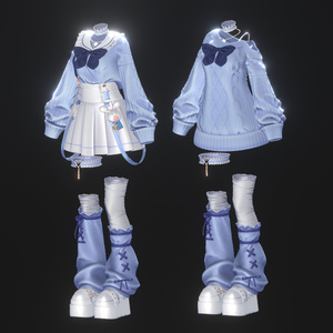 ✨SUMMER SALE✨Sora Sailor : Blue 【20アバター対応】 缩略图 29