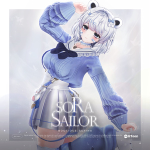 ✨SUMMER SALE✨Sora Sailor : Blue 【20アバター対応】 缩略图 4
