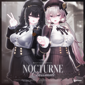 Nocturne Classmate (ノクターン・クラスメイト)【VRChat衣装】【18アバター対応】