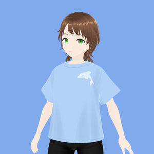 【無料】2023年夏のシンプルアイコンTシャツ 10種【VRoid/カスタムアイテム/テクスチャー】