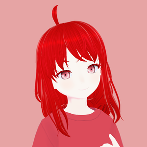【オリジナルキャラクター】ツクネ・アカミヤ【3Dモデル】