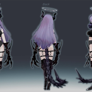 【VRChat】 *:゜ほぼ全アバター対応 機械のしっぽ:+1尾(おまけ)*【23アバターセットアップ済み全部入り】 缩略图 7