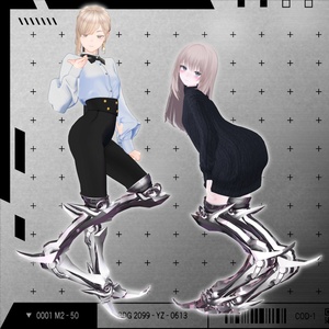 【VRChat】 *:゜ほぼ全アバター対応 機械の逆関節:*【13アバターセットアップ済み全部入り】 缩略图 5