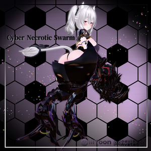 【VRChat】 *:゜電骸蠢群 Cyber Necrotic Swarm *【ほぼ全アバター対応 】