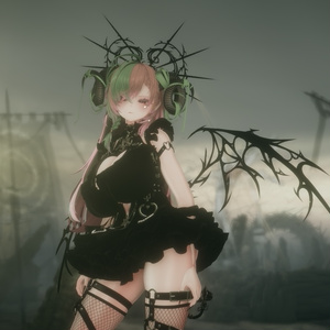【全アバター対応 】 *:゜冥鴉幻舞 Sinister Plume *【VRChat】 缩略图 7