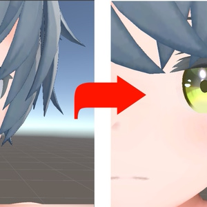 【Noul / NebbiaV2対応（割と誰でも使える）】瞳のハイライト（対応のみ）と肌がリアルよりになるマテリアルとマスクテクスチャセット（やり方付き）