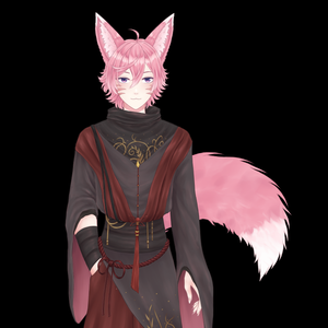 Male Kitsune live2d model