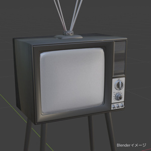 東芝１４インチブラウン菅テレビ 昭和レトロ 昭和レトロ】東芝14P64 ブラウン管テレビ【3Dデータ】 - teng-vr - BOOTH