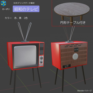 テーブル筐体用ブラウン管　東芝製　基盤付き 昭和レトロ】東芝14P64 ブラウン管テレビ【3Dデータ】 - teng-vr - BOOTH