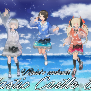 【試着有・VRoid用テクスチャ】Fantastic Castle Dress【全5色】