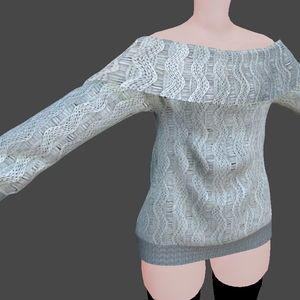 Off Shoulder Sweater オフショルダーセーター