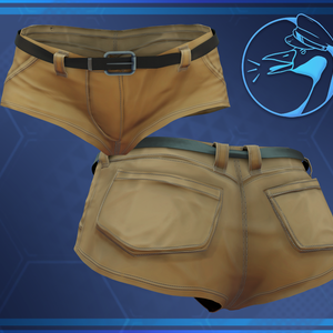 カーキのブーティショーツ Khaki Booty Shorts