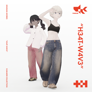 "H34T-W4V3" JEANS and SNEAKERS