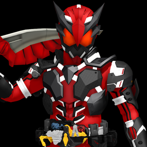 【MMDモデル配布】仮面ライダー雷