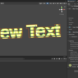 【Unity Editor Tool】TMP to Static Mesh Tool