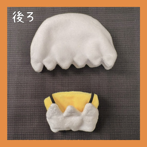 お花のサロペットセット«ちびぐるみ・にじぱぺ兼用サイズ» - くっくの