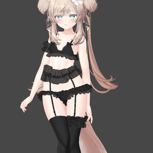 【VRC想定・MA】6アバター対応３D衣装　Noir Frillling 缩略图 7