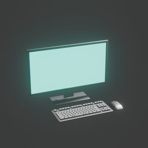 PCモニター、キーボード、マウス