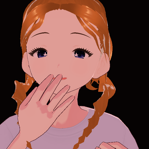 Orange front bangs{free}