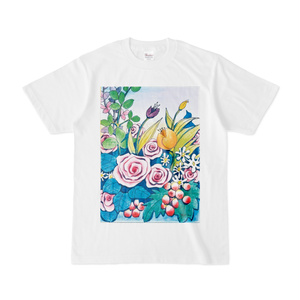 花盛り(お絵かき☆やすぴょんの 白Ｔシャツ)