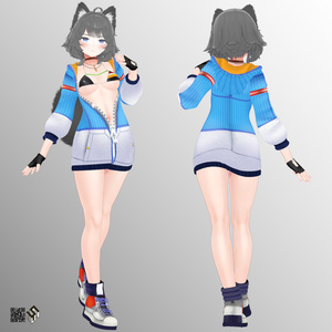 【ヴェール用】ビキニパーカー/ ボディーハーネス『ゲファー』 - Bikini Parker/ Body Harness 『Gefahr』 - for Velle 缩略图 2