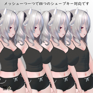 【ミルティナ用】ジャストドルフィンパンツ & キャミトップ - Just Dolphin Pants & Cami Top - For Milltina 缩略图 3