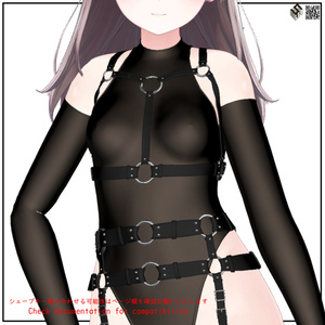 【9モデル対応】ハーネス - Upper Harness For 9 Avatars 缩略图 3