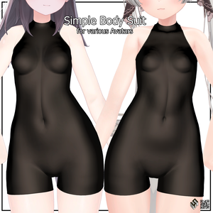 【11モデル対応】シンプルボディスーツ - Simple Body Suit for 11 Avatars