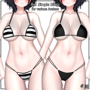 【14モデル対応】Reシンプルビキニ -  Re Simple Bikini For 14 Avatars