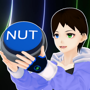 Nut button for VRchat and Vtubers
