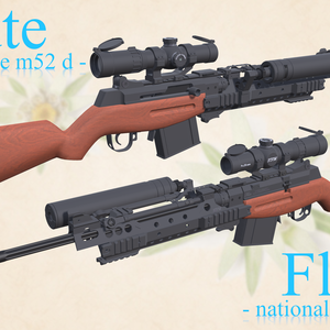 Flute - national rifle m52 d -
