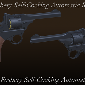 Webley-Fosbery Self-Cocking Automatic Revolver