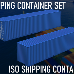 ISO Shipping Container Set