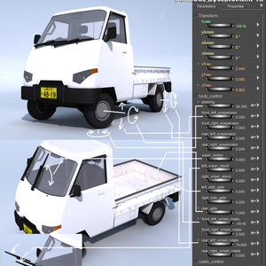 Kei-TRUCK-A01 for Poser
