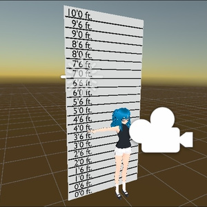 Height Chart For VRChat/VRM/Unity Avatar Scaling (Public Domain) 缩略图 3