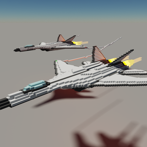 【ボクセルモデル 番外編 】戦闘機