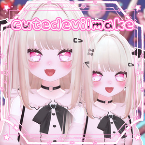 【VRC】キュートデビルメイク💞🦇【りりか専用】【ショコラ専用】