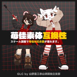 【無料】GLC～ゴスもどきちゃん～Medium Polygon edition【オリジナル3Dモデル】 缩略图 3