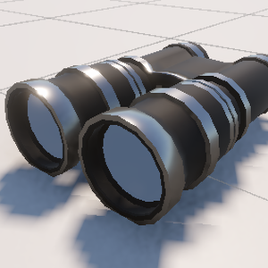 双眼鏡　3Dモデル