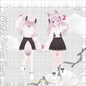 【9アバター対応】Milky Ribbon Boots♡ミルキーリボンブーツ 缩略图 5